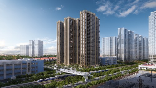Trần thạch cao toà V11&V14 dự án The Victoria MIKGroup